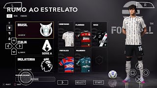 EFOOTBALL PES 2023 PPSSPP COM RUMO AO ESTRELATO BRASILEIRÃO NARRAÇÃO SILVIO LUIZ [upl. by Levania]