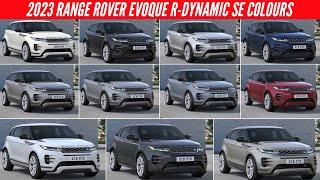 2023 Range Rover Evoque RDynamic SE  All Color Options  Images  AUTOBICS [upl. by Flodur949]