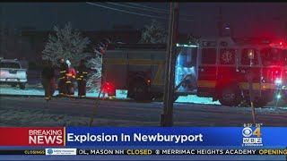 Explosion Reported At Newburyport Chemical Manufacturing Business [upl. by Asirram]