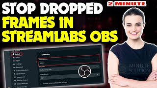 How to stop dropped frames in streamlabs OBS 2024 Quick amp Easy [upl. by Kcinomod]