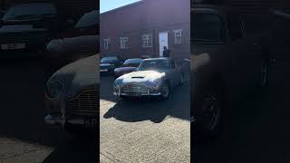 Aston Martin DB5 turns up to Car Meeting [upl. by Nehte626]