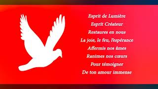 Esprit de Lumière Esprit Créateur  Chant de lEmmanuel  Sylioxx Lyrics [upl. by Willdon]