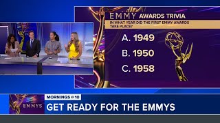 Mornings  10 gets ready for the 76th Emmys with some trivia [upl. by Percy]