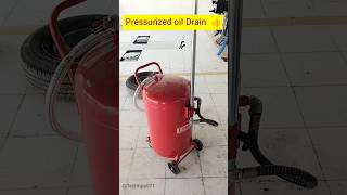 Pressurized oil Drain 👍  drain oildrain pressurized shorts ytshortsindia techtips071 [upl. by Accebor]