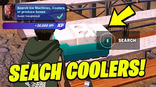 How to EASILY Search Ice Machines Coolers or Produce Boxes  Fortnite Star Wars Quest [upl. by Koah]