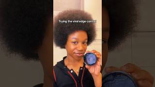 🚨 Edge Control Review 🚨 What brand do you recommend naturalhairstyles naturalhair [upl. by Eynaffit]