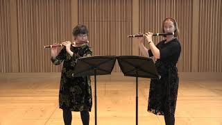 WF Bach Sonata no 2 in G major for two traverso flutes [upl. by Aelanej]