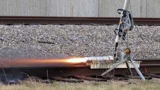 N2OPVC Hybrid Rocket Motor Static Test 122012 [upl. by Reisman]