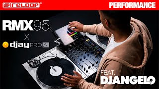 Reloop RMX95 amp RP7000 MK2 Algoriddm djay Pro AI feat DJ Angelo Performance [upl. by Ellerud]