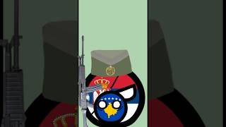 🇽🇰Kosovo Nightmare countryball countryballs country animation balkans serbia kosovo [upl. by Platus]