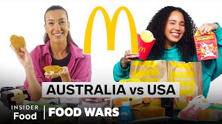 US vs Australia McDonald’s  Food Wars  Insider Food [upl. by Ernestus]