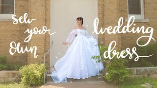 Sew Your Own Wedding Dress  DIY Bustier Wedding Gown Tutorial [upl. by Ainesej]