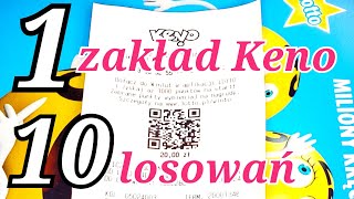 Zakłady Lotto Keno Sprawdzimy jeden zakład na dziesięć losowań [upl. by Neetsuj]