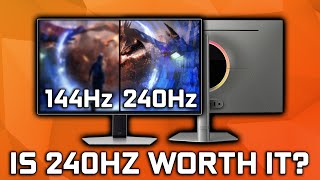 Is Upgrading to a 240Hz Monitor Worth It [upl. by Ahsekal]