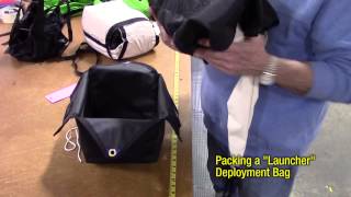 How to pack a drag chute by Stroud Safety [upl. by Helen]