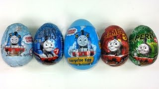 5 Thomas and Friends Surprise Eggs Unboxing [upl. by Audy]