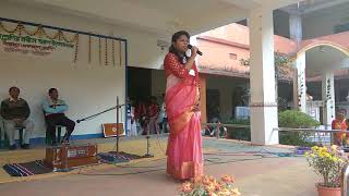 Deulpur High School our student KUHELI BANK giving speech in freshers welcome of class V 2018 [upl. by Dorree]