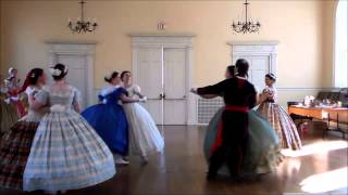 Dances from the 1860s Performed by the Commonwealth Vintage Dancers [upl. by Esinert86]