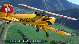 Lionheart Creations  Bücker Bü131 Jungmann  First Look Review  MSFS 2020 [upl. by Sadler247]