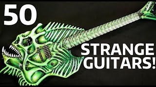 50 WEIRDEST GUITARS EVER [upl. by Blase]