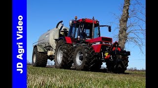 Case International 956XLKetsplaatBemestenLankmanSlurry spreadingGülle ausbringen2018 [upl. by Geer810]