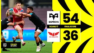 Ospreys vs Scarlets  Highlights from URC [upl. by Ennazor]