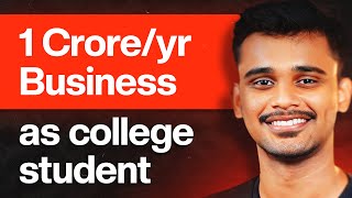 College Student Built a 1 CROREYEAR BUSINESS at Age 22 😱 Saransh Anand  MarkitUp Story [upl. by Enaitsirk]