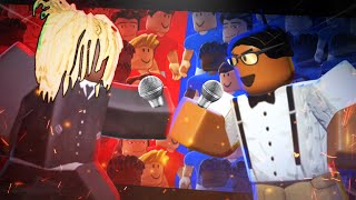 TEAM GWALLAHS VS TEAM AQUA ROBLOX GANG WARS RAP BATTLE AT THE END [upl. by Waldner]