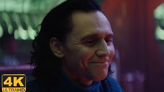 Loki smiles while talking about his Mother Frigga 4K  Loki Episode 3  Loki 1x03 [upl. by Nestor]