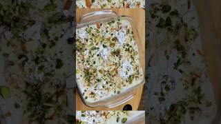 Quick and easy milk dessert  Arabian Dessert recipe viralshorts easyrecipedessert [upl. by Kcirdneked]