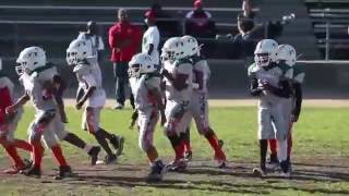 North Sac Hurricanes vs South Sac 49ers Cadets Round 1 Playoffs 2014 [upl. by Donahoe]