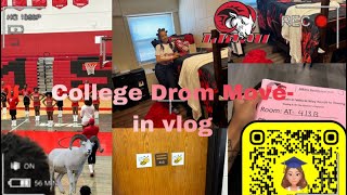 College Dorm Movein Vlog WSSU [upl. by Namref375]