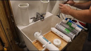 How to change 5stage RO water filters APEC ROES 50 [upl. by Ecinahs311]