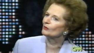 Margaret Thatcher quotLarry King Livequot 1995 1 [upl. by Reg]