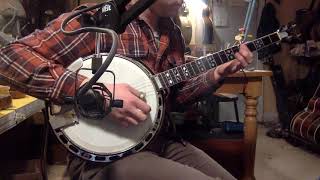 1926 Gibson Mastertone conversion 5string resonator banjo [upl. by Shermy]