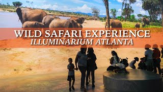 The Illuminarium Experience On Beltline Atlanta Guide  A Wild Safari off The Beltline [upl. by Suoilenroc]