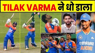 Tilak Varma Batting Today  IND vs SA 3rd T20 2024 Tilak Varma Century 100 vs South Africa [upl. by Etak]