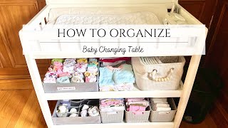 How I Organize My Baby Changing Table [upl. by Crescint371]