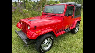 1991 Jeep Wrangler Islander on bringatrailercom [upl. by Ennairb]