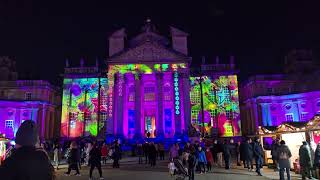 Christmas at Blenheim Palace 2024  Illuminated palace [upl. by Barnebas]