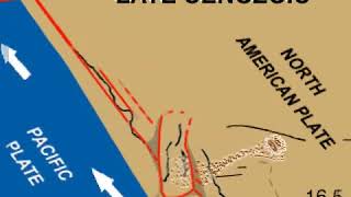 Tectonic History of Western North America and Southern California complete sequence [upl. by Lynnea]