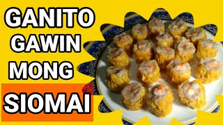 HOW TO MAKE PORK SHRIMP SIOMAIPAANO GUMAWA NANG SIOMAIHOMEMADE SIOMAISPECIALSIOMAI [upl. by Raskind]