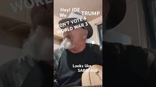 JOE ESCALATES WAR an no one really voted for trendingshorts politics trump short New [upl. by Yacano]