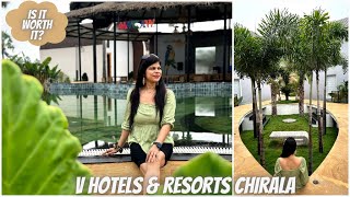 V Hotels amp Resorts Chirala Tour amp Review  Places to stay in Chirala  Weekend getaway hyderabad [upl. by Enial206]