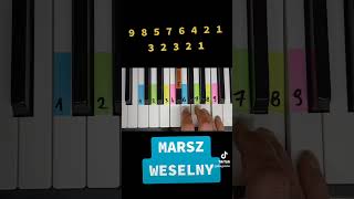 Marsz weselny pianino pianotutorial piano jakzagrać [upl. by Haddad]