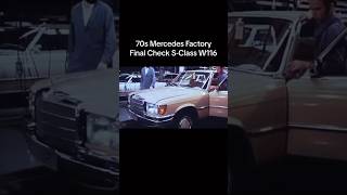 1970s Mercedes Benz W116 SClass Final Factory Check [upl. by Paryavi618]