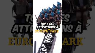 TOP 5 ATTRACTIONS EUROPAPARK 🎢😍 coasters [upl. by Aldric]