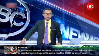 IBC NEWS DU 26 NOVEMBRE 2024 [upl. by Ajim]