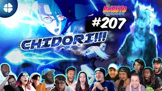 ⚡ Saradas Chidori VS Boro  Borutos Transformation 🔥 Boruto 207 Reaction Mashup 🇯🇵 ボルト  海外の反応 [upl. by Gregorio624]