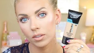 NEW LOreal Infallible PRO GLOW Foundation Review amp Demo  Oily Skin [upl. by Armmat]